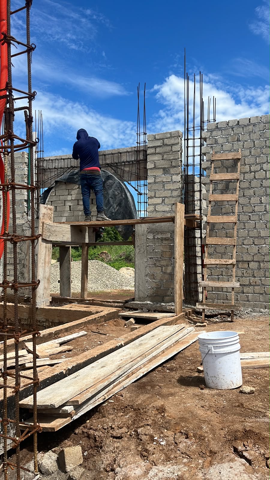 Proceso de construcción de Casa Rosa